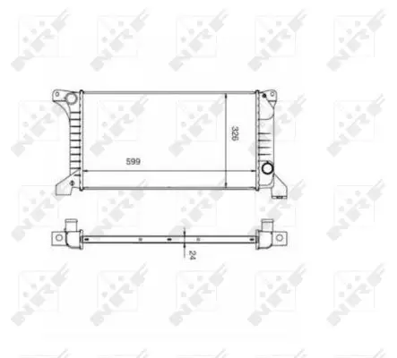 NRF 516212 - Kühler, Motorkühlung Neu