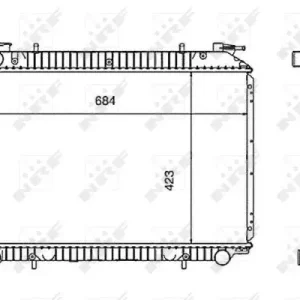 Nur Heute NRF 519534 - Kühler, Motorkühlung - EASY FIT