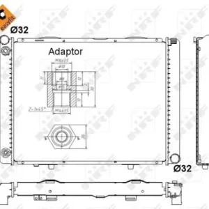 Expressversand NRF 52023 - Kühler, Motorkühlung - EASY FIT