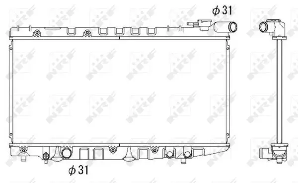 NRF 526712 - Kühler, Motorkühlung Jetzt Kaufen