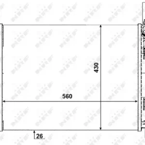 NRF 53001 - Kühler, Motorkühlung Online Kaufen
