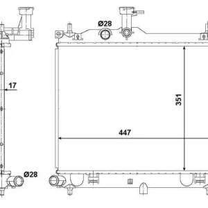 NRF 53029 - Kühler, Motorkühlung - EASY FIT Zertifiziert