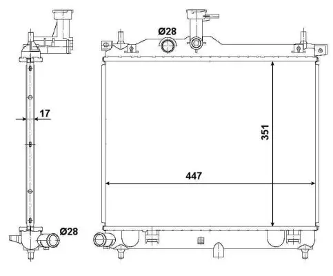 NRF 53029 - Kühler, Motorkühlung - EASY FIT Zertifiziert