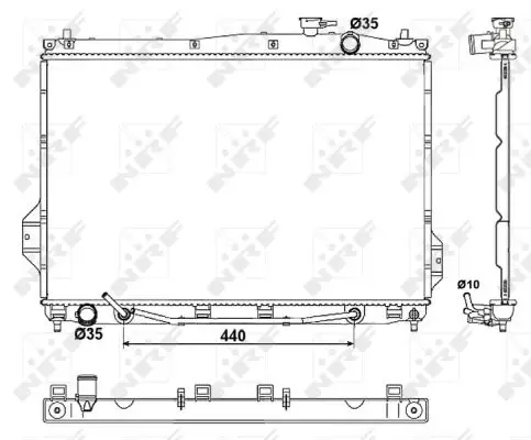 Letzte Chance NRF 53050 - Kühler, Motorkühlung