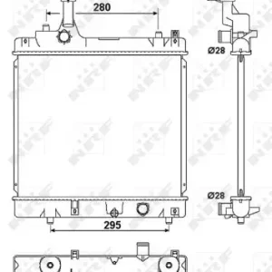 Neuheit NRF 53078 - Kühler, Motorkühlung