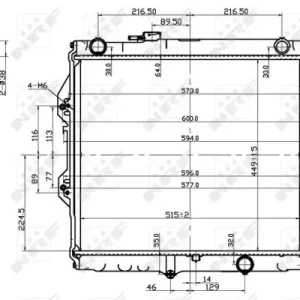 NRF 53151 - Kühler, Motorkühlung Abverkauf
