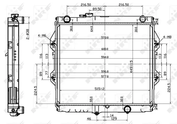 NRF 53151 - Kühler, Motorkühlung Abverkauf