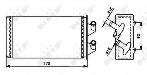 Schneller Versand NRF 53213 - Wärmetauscher, Innenraumheizung