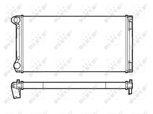Top-Preis NRF 53249 - Kühler, Motorkühlung