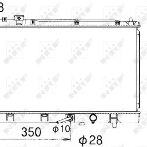 Wochenendangebot NRF 53340 - Kühler, Motorkühlung