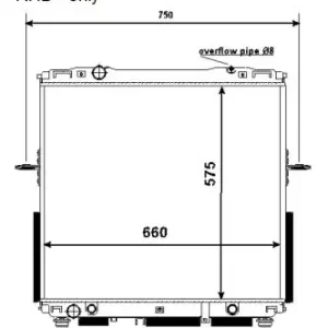 Solange Der Vorrat Reicht NRF 53368 - Kühler, Motorkühlung