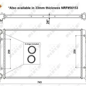 NRF 53405 - Kühler, Motorkühlung - EASY FIT Preisknaller