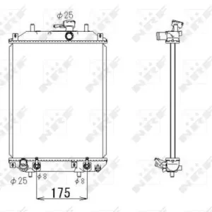 Jetzt Kaufen NRF 53414 - Kühler, Motorkühlung