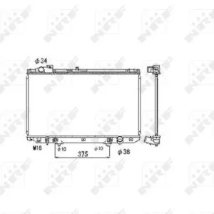 NRF 53467 - Kühler, Motorkühlung Top-Angebot