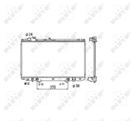 NRF 53467 - Kühler, Motorkühlung Top-Angebot