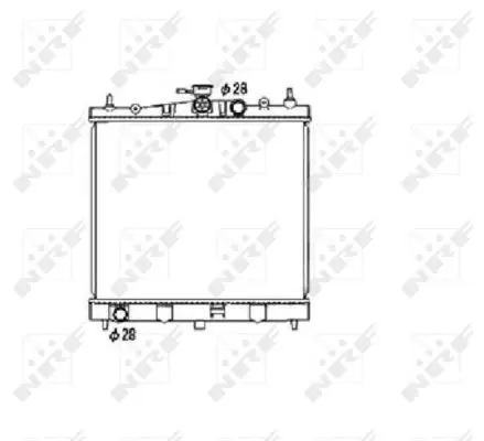 NRF 53476 - Kühler, Motorkühlung - EASY FIT Aktuell