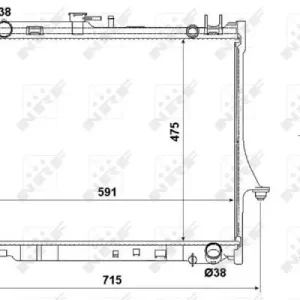 Knallerangebot NRF 53540 - Kühler, Motorkühlung
