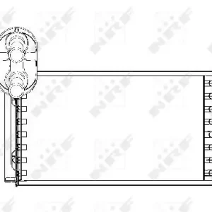 Preisknaller NRF 53550 - Wärmetauscher, Innenraumheizung - EASY FIT
