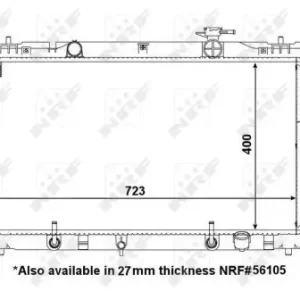 Jetzt Bestellen NRF 53587 - Kühler, Motorkühlung