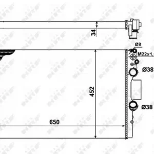 NRF 53623A - Kühler, Motorkühlung - Economy Class Ausverkauf