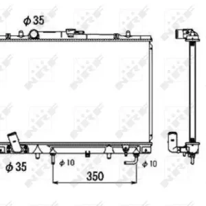 Begrenztes Angebot NRF 53687 - Kühler, Motorkühlung