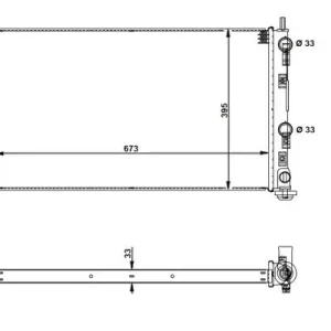 Solange Der Vorrat Reicht NRF 53733 - Kühler, Motorkühlung - EASY FIT