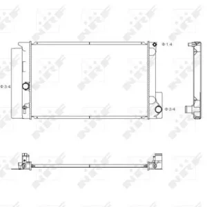 Neue Kollektion NRF 53763 - Kühler, Motorkühlung