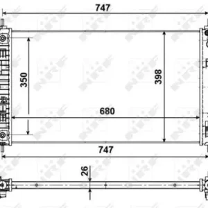 Jetzt Kaufen NRF 53775 - Kühler, Motorkühlung