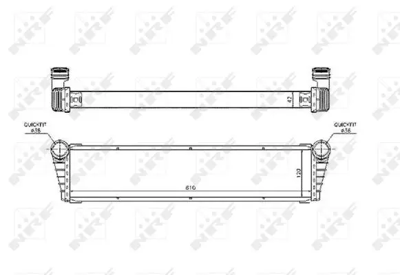 NRF 53799 - Kühler, Motorkühlung Kracherpreis