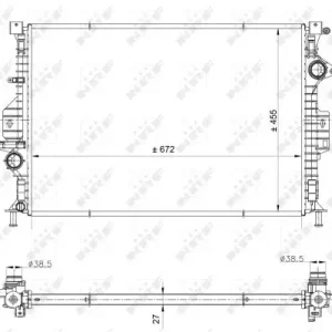 NRF 53812 - Kühler, Motorkühlung - EASY FIT Schnäppchen