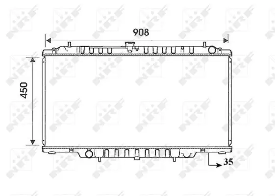 Expressversand NRF 53830 - Kühler, Motorkühlung - EASY FIT