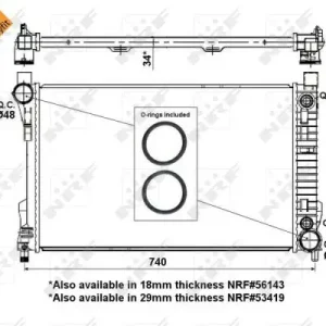 NRF 53878 - Kühler, Motorkühlung - EASY FIT Schneller Versand
