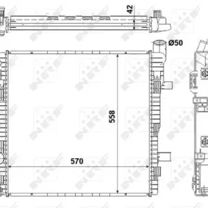 Bestpreis NRF 53891 - Kühler, Motorkühlung