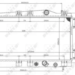 Neue Kollektion NRF 53955 - Kühler, Motorkühlung