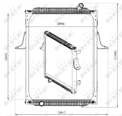 Top-Seller NRF 539700 - Kühler, Motorkühlung