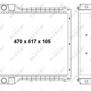 Angebot NRF 54068 - Kühler, Motorkühlung
