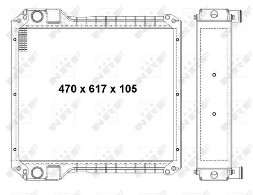 Angebot NRF 54068 - Kühler, Motorkühlung