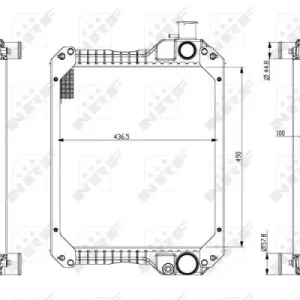 Neue Ware NRF 54078 - Kühler, Motorkühlung