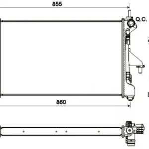 NRF 54204A - Kühler, Motorkühlung - Economy Class Top-Seller