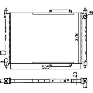 NRF 55326A - Kühler, Motorkühlung - Economy Class Direktkauf
