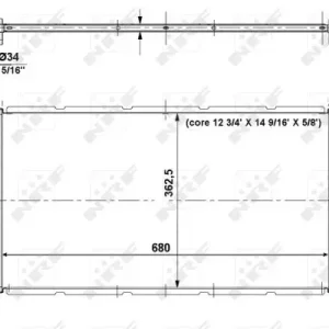 NRF 56014 - Kühler, Motorkühlung - EASY FIT Günstig