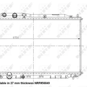 Neue Kollektion NRF 56050 - Kühler, Motorkühlung - EASY FIT
