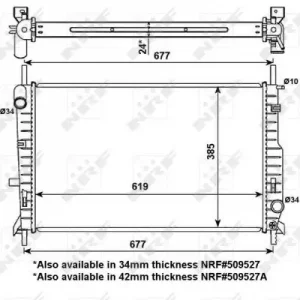 NRF 56135 - Kühler, Motorkühlung - EASY FIT Preisreduziert