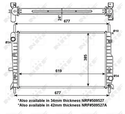 NRF 56135 - Kühler, Motorkühlung - EASY FIT Preisreduziert