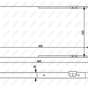 NRF 58095 - Kühler, Motorkühlung Letzte Chance
