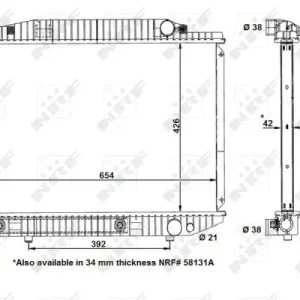 NRF 58131 - Kühler, Motorkühlung - EASY FIT Angebot