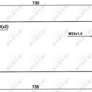 Saisonangebot NRF 58154 - Kühler, Motorkühlung