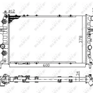 NRF 58178A - Kühler, Motorkühlung - Economy Class Saisonangebot