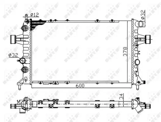 NRF 58178A - Kühler, Motorkühlung - Economy Class Saisonangebot