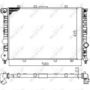 NRF 58202A - Kühler, Motorkühlung - Economy Class Billig